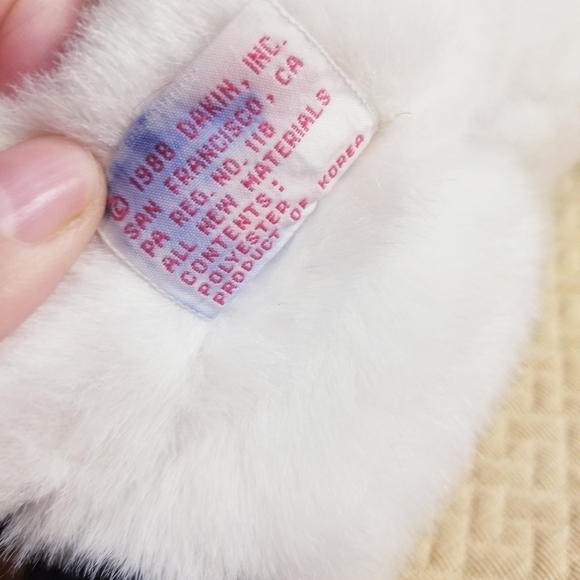 Vintage Dakin black/white cow plush - Picture 6 of 6